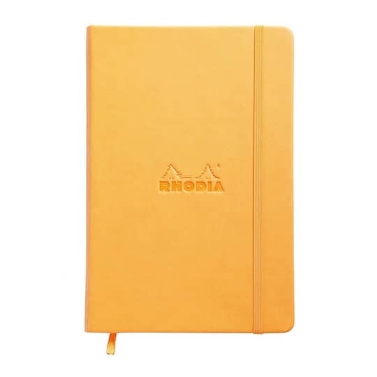Rhodia&#xAE; Orange Lined Webnotebook, 5.5&#x22; x 8.25&#x22;